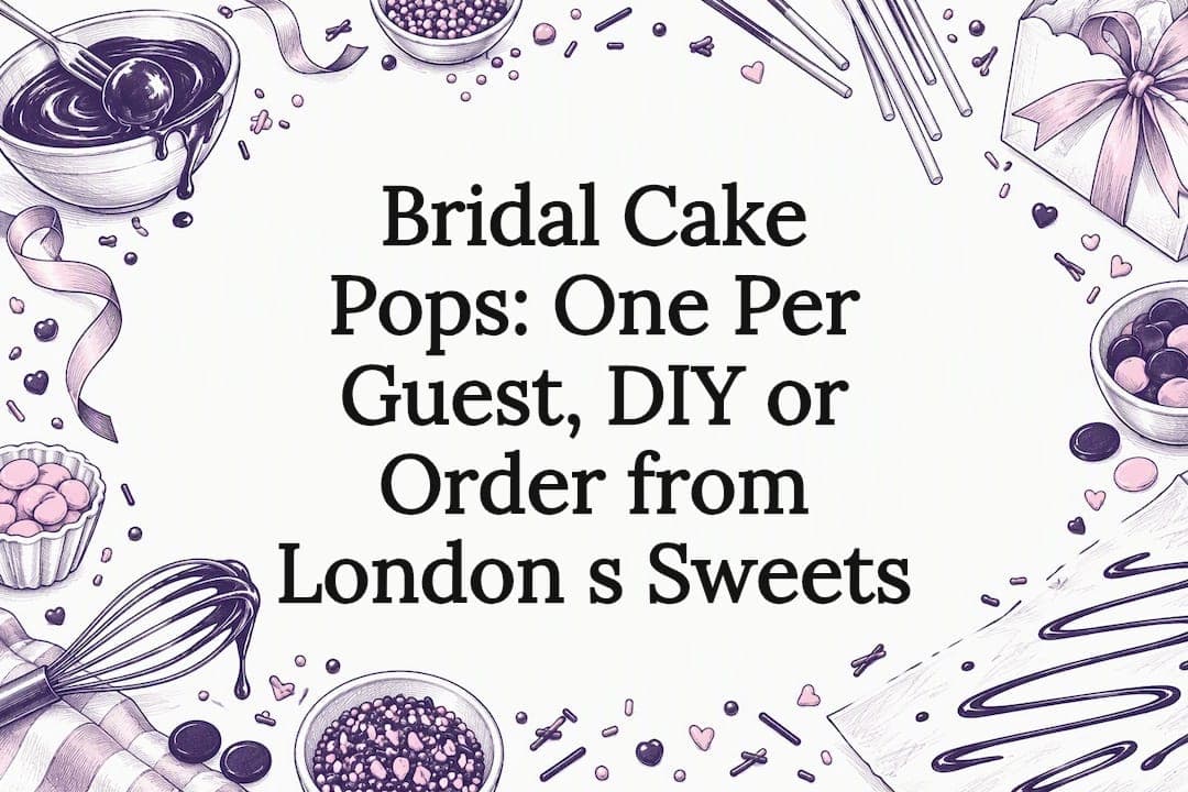 Bridal Cake Pops: One Per Guest, DIY or Order from London s Sweets