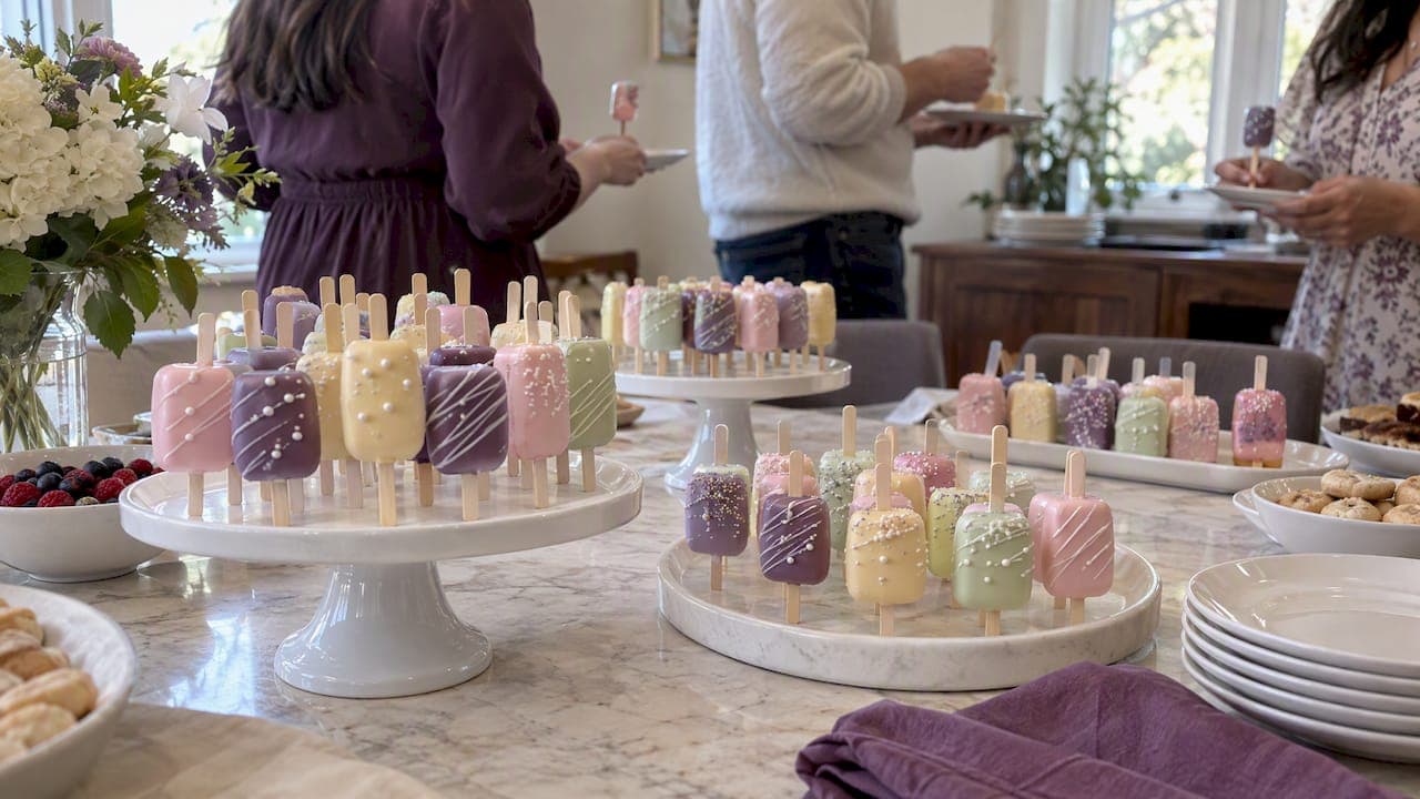 Serve 20 Guests: Anniversary Dessert Plan with Cake Pops